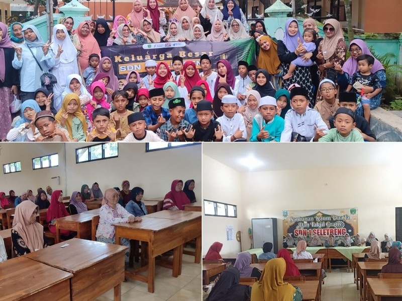 SDN 1 Seletreng Gelar Santunan Kaum Dhuafa dan Berbagi Takjil di Bulan Ramadhan